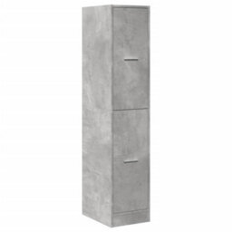 Walplus Apothecary Cabinet Concrete Grey 30X41X144.5 Cm Engineered Wood - thumbnail 3