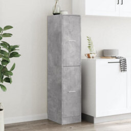 Walplus Apothecary Cabinet Concrete Grey 30X41X144.5 Cm Engineered Wood - thumbnail 4