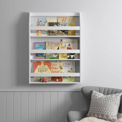 Nöa & Nani Noa & Nani Display 3 Shelf Bookcase Wall Mounted In Classic White Hakan - image 1