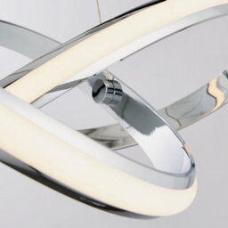 Anson Lighting Carra Chrome Integrated Led Ceiling Pendant - thumbnail 4