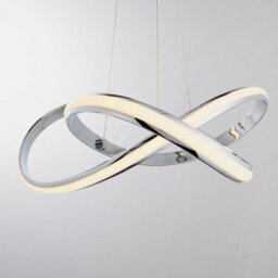 Anson Lighting Carra Chrome Integrated Led Ceiling Pendant - thumbnail 6