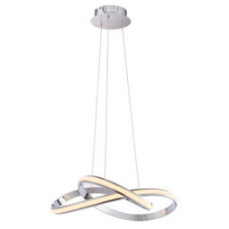 Anson Lighting Carra Chrome Integrated Led Ceiling Pendant - thumbnail 2