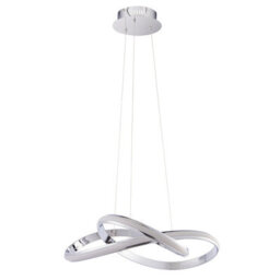 Anson Lighting Carra Chrome Integrated Led Ceiling Pendant - thumbnail 8