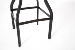 Orsina New Foundry Black Metal Bar Stool - thumbnail 2
