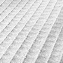 Allure Bath Fashions Hotel Waffle Throw Blanket - White, 175 X 225Cm - thumbnail 5