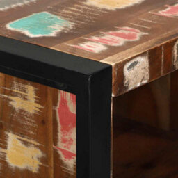 Berkfield Bathroom Furniture Set 3 Pcs Multicolour Solid Reclaimed Wood - thumbnail 9