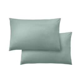 Catherine Lansfield So Soft Non-Iron Standard Pack Of 4 Pillowcases Green - thumbnail 3