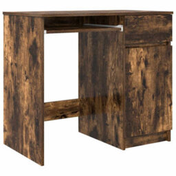 Walplus Desk Smoked Oak 86X49X76 Cm Engineered Wood - thumbnail 2