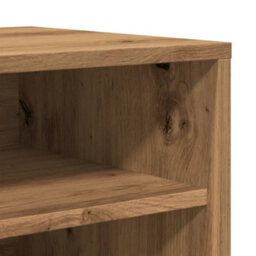 Berkfield Shoe Cabinet Artisan Oak 60X35X70 Cm Engineered Wood - thumbnail 9