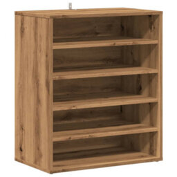Berkfield Shoe Cabinet Artisan Oak 60X35X70 Cm Engineered Wood - thumbnail 2