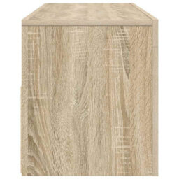 Berkfield Modern Tv Cabinet With Led Lights Sonoma Oak 120X35X40 Cm - thumbnail 9
