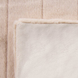 Beliani Blanket Smahra 180 X 220 Cm Pastel Pink - thumbnail 6