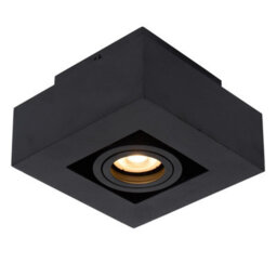 Lucide Xirax Modern Ceiling Spotlight - Led Dim To Warm - Gu10 - 1X5W 2200K/3000K - Black - thumbnail 5