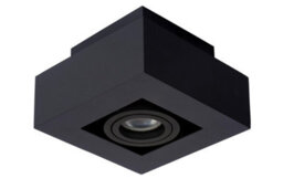 Lucide Xirax Modern Ceiling Spotlight - Led Dim To Warm - Gu10 - 1X5W 2200K/3000K - Black - thumbnail 3