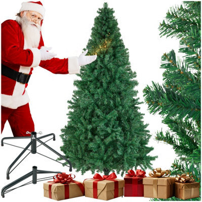 Tectake Christmas Tree Dasher - Artificial Christmas Tree In Green With Lifelike Look - 230 Cm - Green - image 1