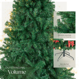 Tectake Christmas Tree Dasher - Artificial Christmas Tree In Green With Lifelike Look - 230 Cm - Green - thumbnail 3