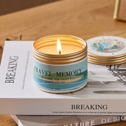 Thehotsale Natural Soy Wax Night Jasmine Scented Candle Burn Time 20H+ - thumbnail 2