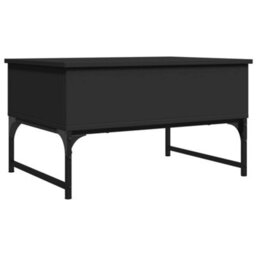 Berkfield Coffee Table Black 70X50X40 Cm Engineered Wood And Metal - thumbnail 7