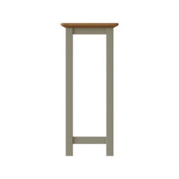 Assembled Side End Lamp Table Sage Green Oak Living Room Furniture - thumbnail 5