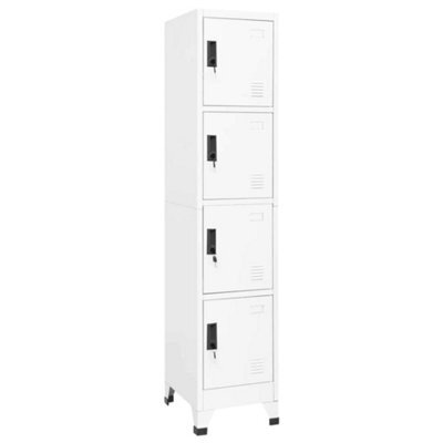 Walplus Locker Cabinet White 38X45X180 Cm Steel - image 1