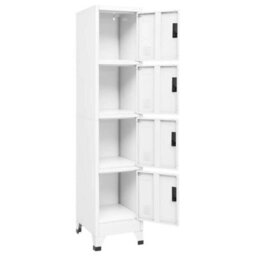 Walplus Locker Cabinet White 38X45X180 Cm Steel - thumbnail 3