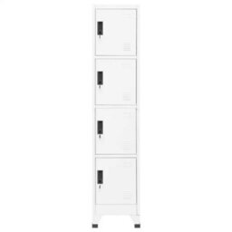 Walplus Locker Cabinet White 38X45X180 Cm Steel - thumbnail 2