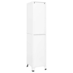 Walplus Locker Cabinet White 38X45X180 Cm Steel - thumbnail 4