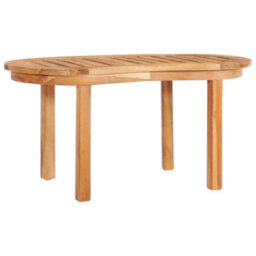 Berkfield 5 Piece Banana Garden Lounge Set Solid Teak Wood - thumbnail 9