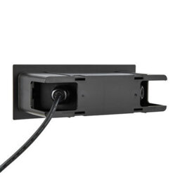 Luminosa Lighting Luminosa Seina Integrated Led Outdoor Recessed Wall Light Textured Black, Frosted Ip44 - thumbnail 3
