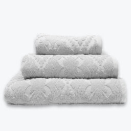 Allure Bath Fashions Country House Jacquard Bath Towel - Grey