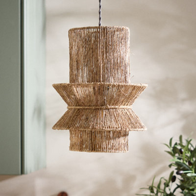 Dibor Irregular Natural Home Décor Ceiling Light Shade H32 X D25Cm - image 1