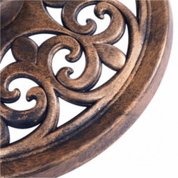 Oypla Traditional Ornamental Pedestal Garden Water Bird Bath (Bronze) - thumbnail 8