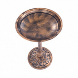 Oypla Traditional Ornamental Pedestal Garden Water Bird Bath (Bronze) - thumbnail 9