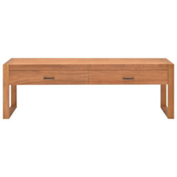 Berkfield Tv Cabinet 120X40X45 Cm Solid Wood Teak - thumbnail 2