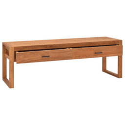 Berkfield Tv Cabinet 120X40X45 Cm Solid Wood Teak - thumbnail 3