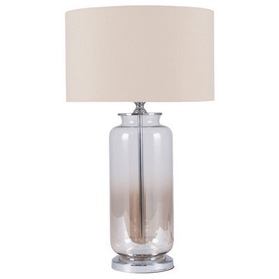 Pacific Lifestyle Lustre Ombre Glass Table Lamp With Champagne Shade - image 1