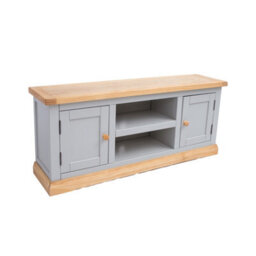 Cabinet Bits Bomporto Light Grey 2 Door Tv Cabinet Wood Knob - thumbnail 3