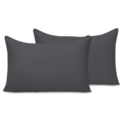 Lazzaro Premium Brushed Microfiber Pillowcases 2 Pack Ultrasoft Hypoallergenic Pillowcases 2 Pack With Envelope Closure - image 1
