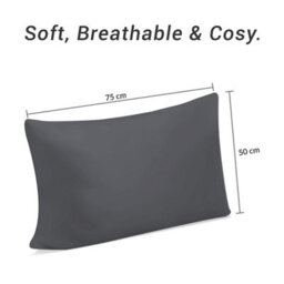 Lazzaro Premium Brushed Microfiber Pillowcases 2 Pack Ultrasoft Hypoallergenic Pillowcases 2 Pack With Envelope Closure - thumbnail 5