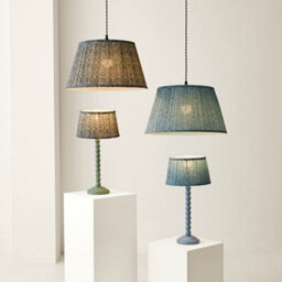 Valuelights Alba Small Tapered Leaf Pleated Ceiling Lamp Shade And Bulb (D)25Cm - thumbnail 7