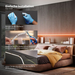 B.k.licht 5M Rgb Led Strip Light Tape Usb Remote Control Colour Changing Tv Gaming - thumbnail 7