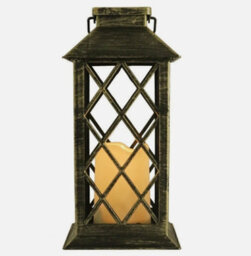 Solar Powered Led Lantern Light Hanging Waterproof Garden Candle Lamp Outdoor - thumbnail 6