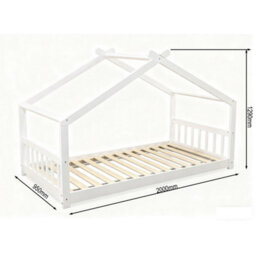 Kidsaw Jinsen Standard Single Cottage Bed White - thumbnail 5