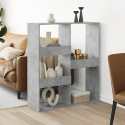 Berkfield Room Divider Concrete Grey 100X33X115 Cm Engineered Wood