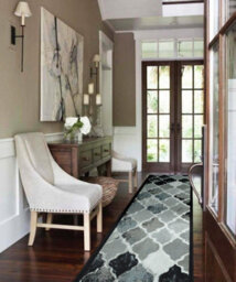 "Bravich Hard Wearing Non-Slip Stair Runner Kitchen Mat - Grey Anejo - 2'2""x3'ft (66X91Cm)" - thumbnail 5