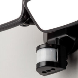 Litecraft Alma Black 2 Lamp Outdoor Wall Light With Pir Sensor - thumbnail 5