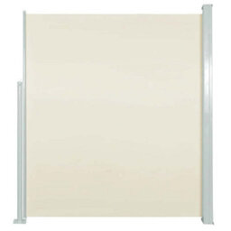 Walplus Retractable Side Awning Garden Sun Shade Canopy Gazebo For Back Door, Porch, Patio 160 X 500 Cm Cream - thumbnail 2