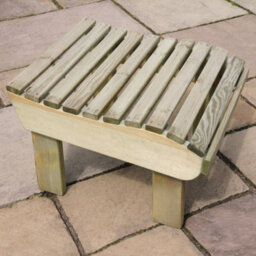 Wooden Garden Foot Stool Lily Relax Foot Stool By Zest Outdoor Living - thumbnail 2