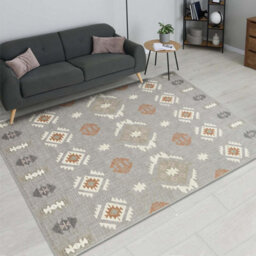 Ameha Modern Printed Rug Bedroom Living Room Area Carpet Non Slip Dining Room Rug (Nova, 120X170 Cm) - thumbnail 8