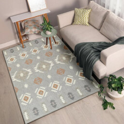 Ameha Modern Printed Rug Bedroom Living Room Area Carpet Non Slip Dining Room Rug (Nova, 120X170 Cm) - thumbnail 5